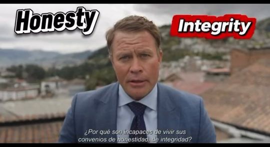 Same frame with Honesty and Integrity graphics added