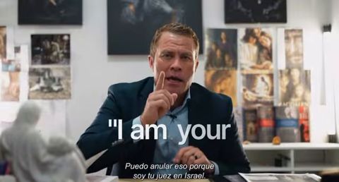 Caption over Ballard: "I am your…"