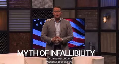 Caption: "MYTH OF INFALLIBILITY"