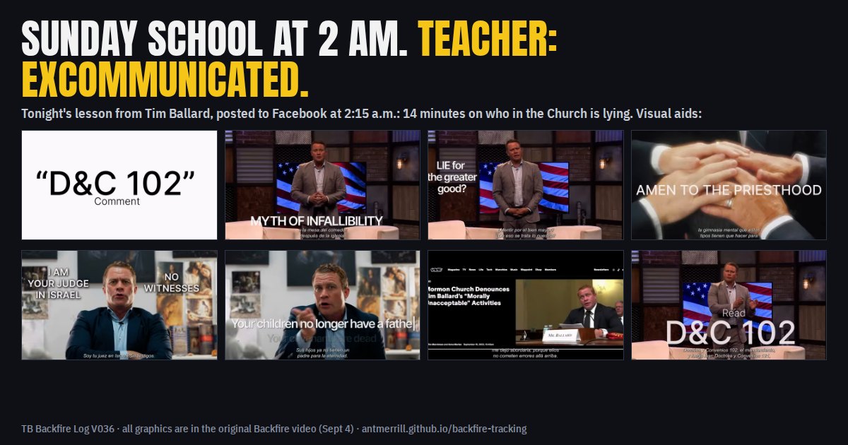 Card: Sunday School at 2 AM. Teacher: excommunicated.